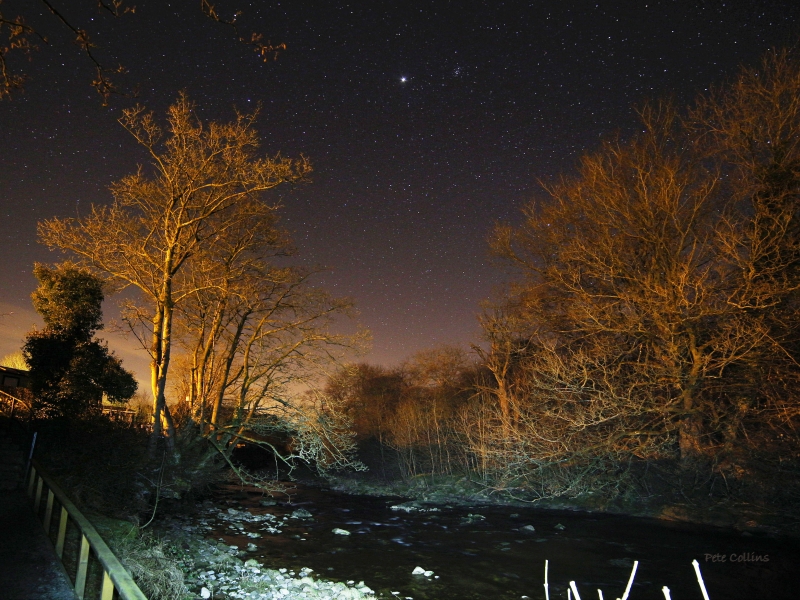 Jupiter over the River Greta, Ingleton