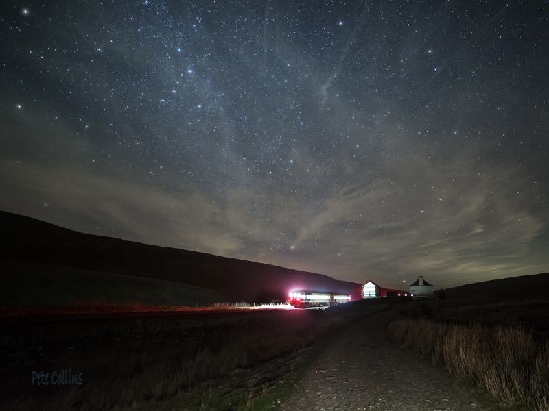 Late Train to the Stars - Blea Moor signal box on the Settle-Carlisle line