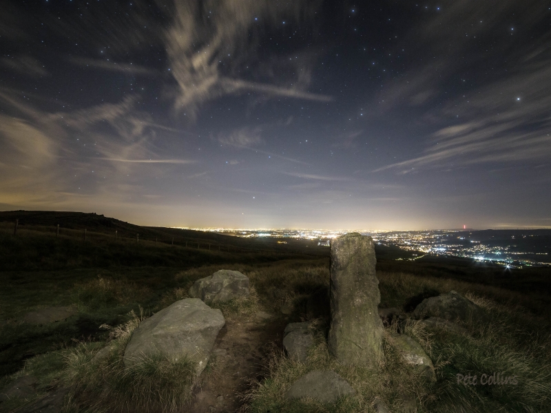 North Manchester from the Aiggin Stone, Blackstone Edge