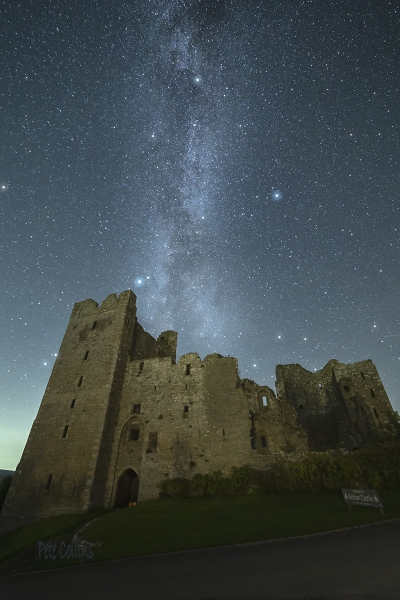 Milky Way over Bolton Castle