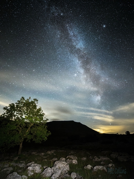 Milky Way over Ingleborough