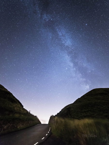 Milky Way over Mam Tor & Rushup Edge