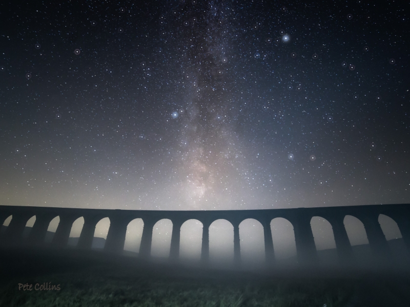 Misty Ribblehead Milky Way
