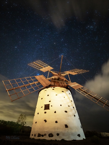 Orion over Molino de el Roque, Fuerteventura