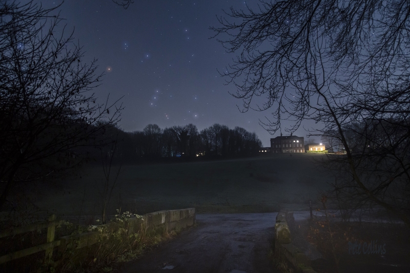 Orion rising, Alkrington Hall
