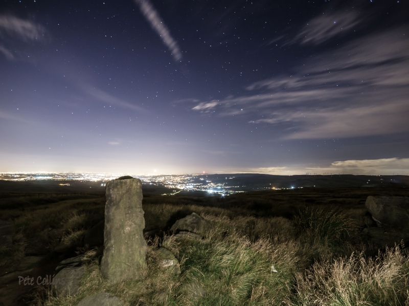 Rochdale from the Aiggin Stone, Blackstone Edage