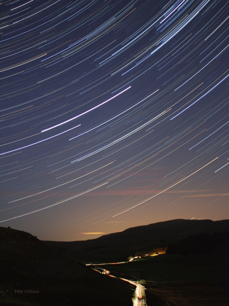 Startrails over Whernside
