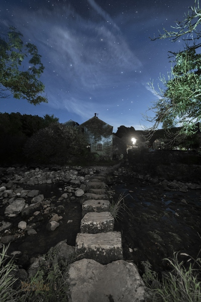 Stepping stones, Stainforth & the Great Square of Pegasus