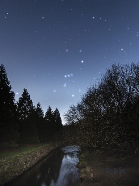 Orion over the River Irk, Chadderton Hall Park