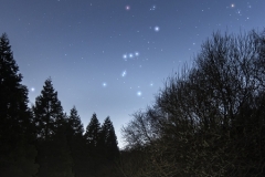 Orion over the River Irk, Chadderton Hall Park