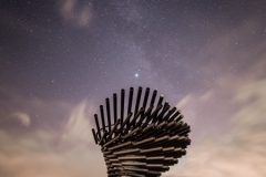 Singing Ringing Tree and the Summer Triangle, South Pennines