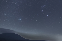 Sirius & Orion over Ingleborough