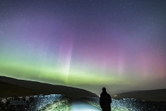 Aurora from Kingsdale, 17 March 2015