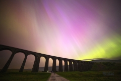 Aurora over Ribblehead viaduct 10th-May 2024