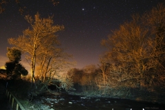 Jupiter over the River Greta, Ingleton