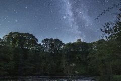 Milky Way over Aysgarth Falls