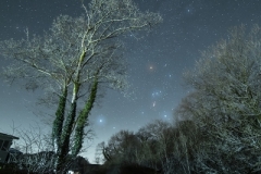 Orion & the stars of winter over the River Greta, Ingleton