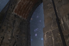 Orion through an arch, Ribblehead